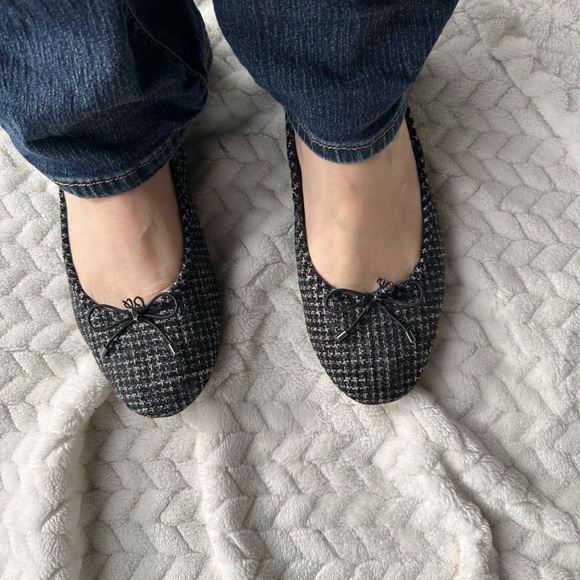 Sam Edelman Felicia flats brand new! Size 8 black boucle. - Picture 2 of 11